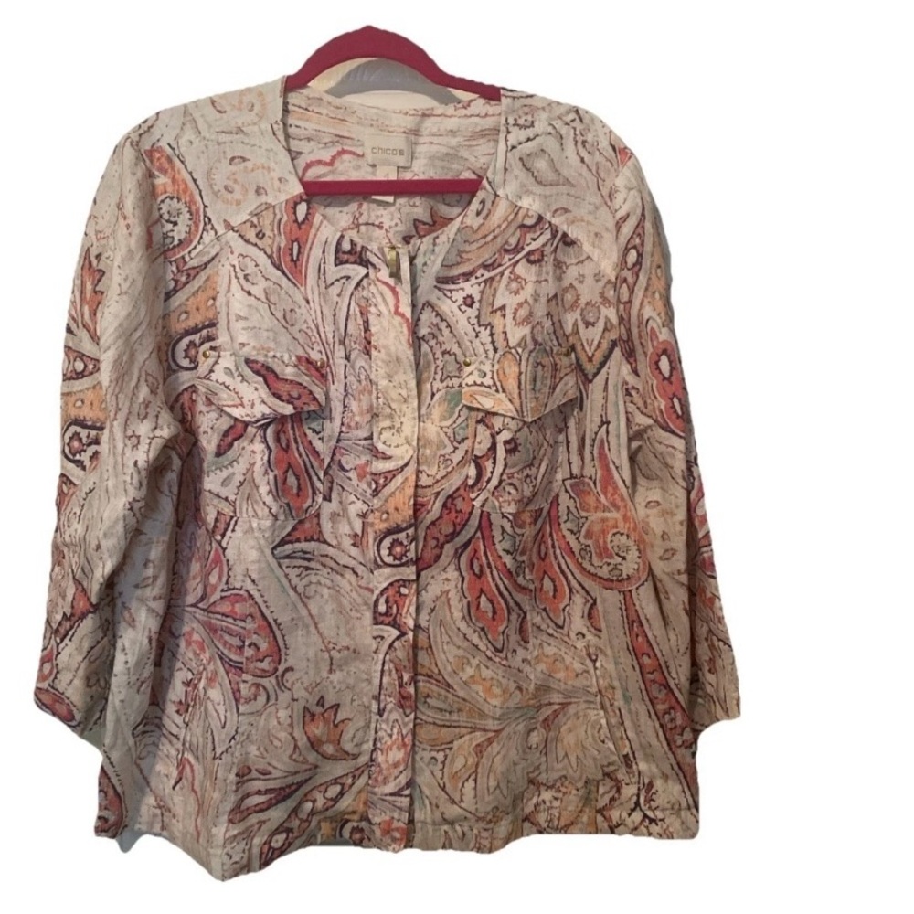 Chico's Paisley jacket